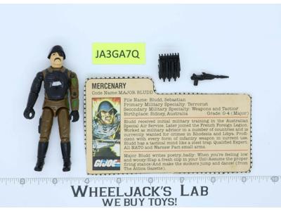 Major Bludd V1 100% Complete 1983 G.I. Joe Hasbro Vintage Action Figure