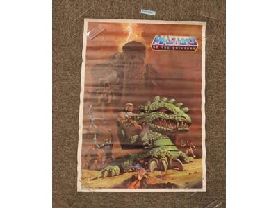He-Man Masters of the Universe MOTU Dragon Walker 1984 Kellogg’s Poster 24x17