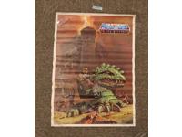 He-Man Masters of the Universe MOTU Dragon Walker 1984 Kellogg’s Poster 24x17