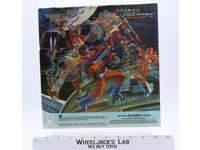 Rodimus Prime Insert Poster Glow In The Dark 1986 G1 Transformers Vintage