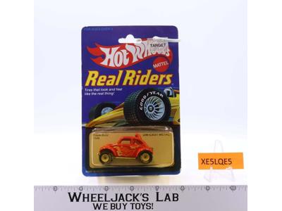 Baja Bug RED #9548 Hot Wheels Real Riders Mattel Die Cast 1982 Vintage MOSC NEW