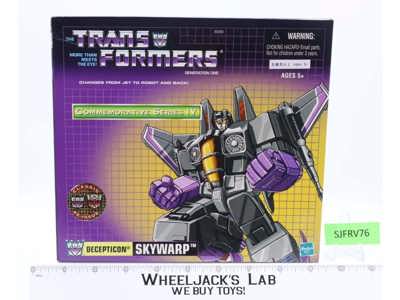 Skywarp Commemorative Series Transformers Reissue 2002 Hasbro NEW MISB SEALED