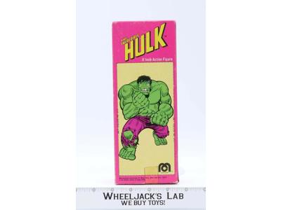 The Incredible Hulk WGSH Marvel Comics 1974 Mego Action Figure Near Mint