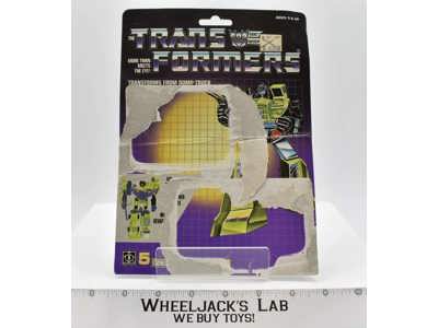Long Haul Devastator Cardback Vintage Hasbro 1985 G1 Transformers Action Figure