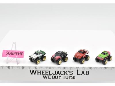 Lot of 4 Monster Truck Vehicles 1988-89 Vintage Galoob Micro Machines