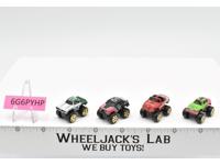 Lot of 4 Monster Truck Vehicles 1988-89 Vintage Galoob Micro Machines