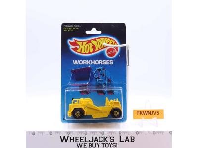 Earth Mover #3715 Hot Wheels Workhorses Mattel 1988 Vintage NEW MOSC