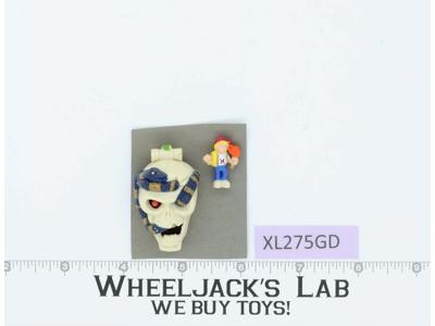 Mighty Max White Skull Snake Shrunken Head Wraptile Bluebird Toys Play Set 1994