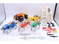 Lion Force Set Complete Voltron Defender of the Universe 1984 LJN Robot Figure