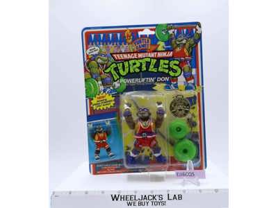 Powerliftin' Don Teenage Mutant Ninja Turtles 1992 TMNT NEW MOSC Turtle Games