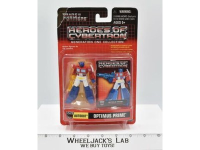 Optimus Prime Heroes of Cybertron HOC Transformers Hasbro 2001 Figure MOSC NEW