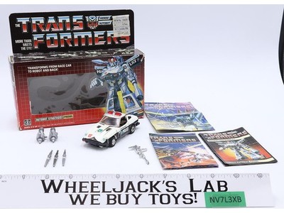 Prowl W/BOX 100% Complete 1984 Vintage G1 Transformers Action Figure