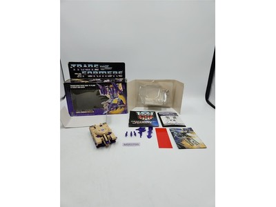 Blitzwing 100% Complete W/BOX & INSERT 1985 Vintage G1 Transformers Hasbro