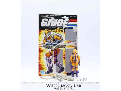H.E.A.T. Viper V1 Complete W Cardback 1989 G.I. Joe Hasbro Vintage Action Figure