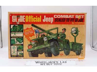 Official Jeep Combat Set GI Joe 1965 Hasbro Action Figure Vehicle