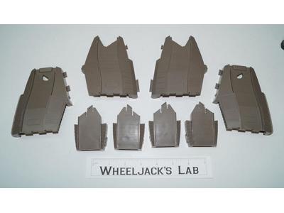 Omega Supreme Track Armor Parts Pieces A-H 1985 G1 Transformers Vintage Hasbro
