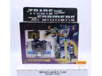 Soundwave & Buzzsaw W/ BOX 1984 Vintage Hasbro G1 Transformers Action Figure