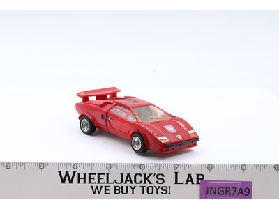 Sideswipe Vintage Hasbro 1984 G1 Transformers MISSING LEFT SIDE TIRES