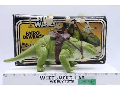 Patrol Dewback 100% Complete W/Box Star Wars 1983 Kenner Action Figure Vehicle
