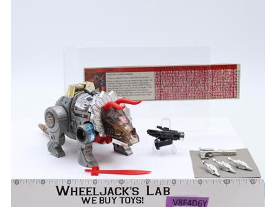 Slag 100% Complete 1985 Vintage G1 Transformers Triceratops Action Figure