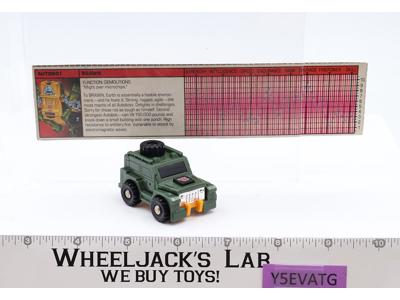 Brawn 100% Complete Vintage 1984 G1 Transformers Hasbro Action Figure