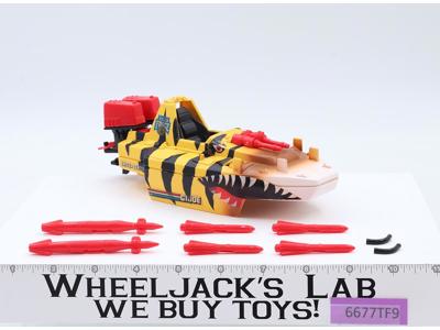 Tiger Fish 100% Complete GI Joe Tiger Force 1989 Hasbro Vehicle Action Figure