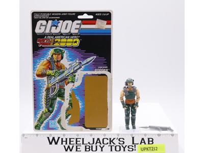 Dodger V1 100% Complete w/34 Cardback G.I. Joe 1987 Hasbro Vintage Action Figure