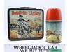 Hopalong Cassidy Metal Lunch Box w/ Thermos 1954 Aladdin Industries Vintage