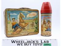Gene Autry Melody Ranch Metal Lunch Box w/ THERMOS Vintage