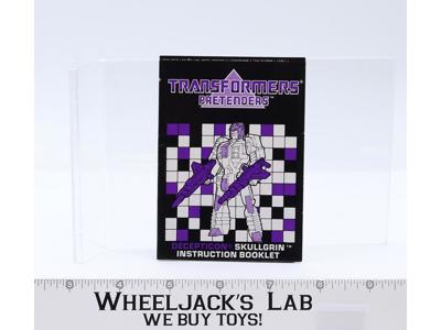 Skullgrin Action Figure Instruction Manual Booklet 1987 Hasbro G1 Transformers