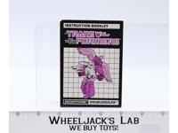 Doubledealer Instruction Manual Booklet 1987 Hasbro G1 Transformers