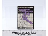 Hun-Gurrr Instruction Manual Booklet Action Figure 1986 Hasbro G1 Transformers