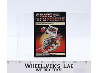 Ratchet Action Figure Vintage Instruction Manual Booklet 1984 G1 Transformers