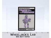 Cyclonus Action Figure Vintage Instruction Manual Booklet 1986 G1 Transformers