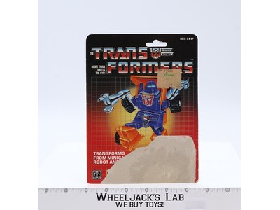 Huffer Cardback 1985 Vintage Hasbro G1 Transformers Action Figure