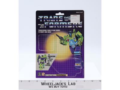 Scavenger Devastator Cardback Vintage 1985 G1 Transformers Action Figure