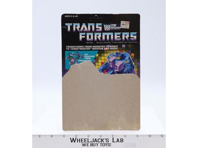 Skalor Cardback 1987 Vintage Hasbro G1 Transformers Action Figure