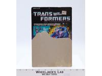 Skalor Cardback 1987 Vintage Hasbro G1 Transformers Action Figure