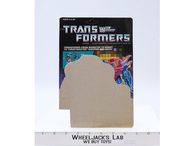 Tentakil Cardback 1987 Vintage Hasbro G1 Transformers Action Figure