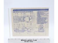 Polar Battle Bear (Skimobile) 1983 ORIGINAL Instructions Blueprints G.I. Joe