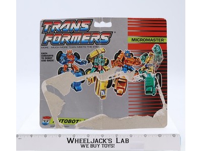 Monster Trucks Patrol Micromaster 1988 Vintage G1 Transformers