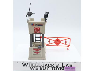 Check Point Alpha Battle Station GI Joe 1985 Hasbro Vintage Action Figure