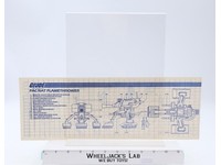 PAC/RAT Flamethrower 1983 ORIGINAL Instructions Blueprints G.I. Joe Vehicle