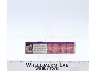 Rippersnapper Action Figure Tech Spec 1987 Vintage Hasbro G1 Transformers