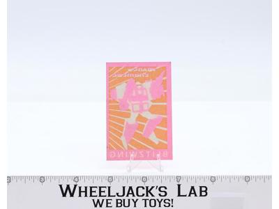 Blitzwing Reflect In the Dark Iron On Patch G1 Transformers 1985 Hasbro