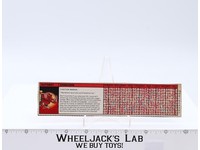 Ramhorn Action Figure Tech Spec 1986 Vintage Hasbro G1 Transformers