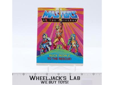 Rock People To The Rescue FRENCH CANADIAN 1985 Mini Comic Book He-Man MOTU