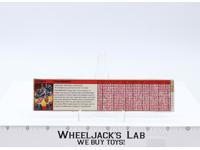 Trailbreaker Action Figure Tech Spec 1985 Vintage Hasbro G1 Transformers