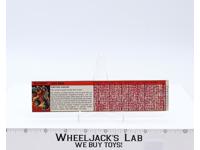 Hot Rod Action Figure Tech Spec 1986 Vintage Hasbro G1 Transformers