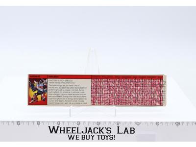 Inferno Action Figure Robot Tech Spec 1985 Vintage Hasbro G1 Transformers